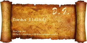 Danka Ildikó névjegykártya